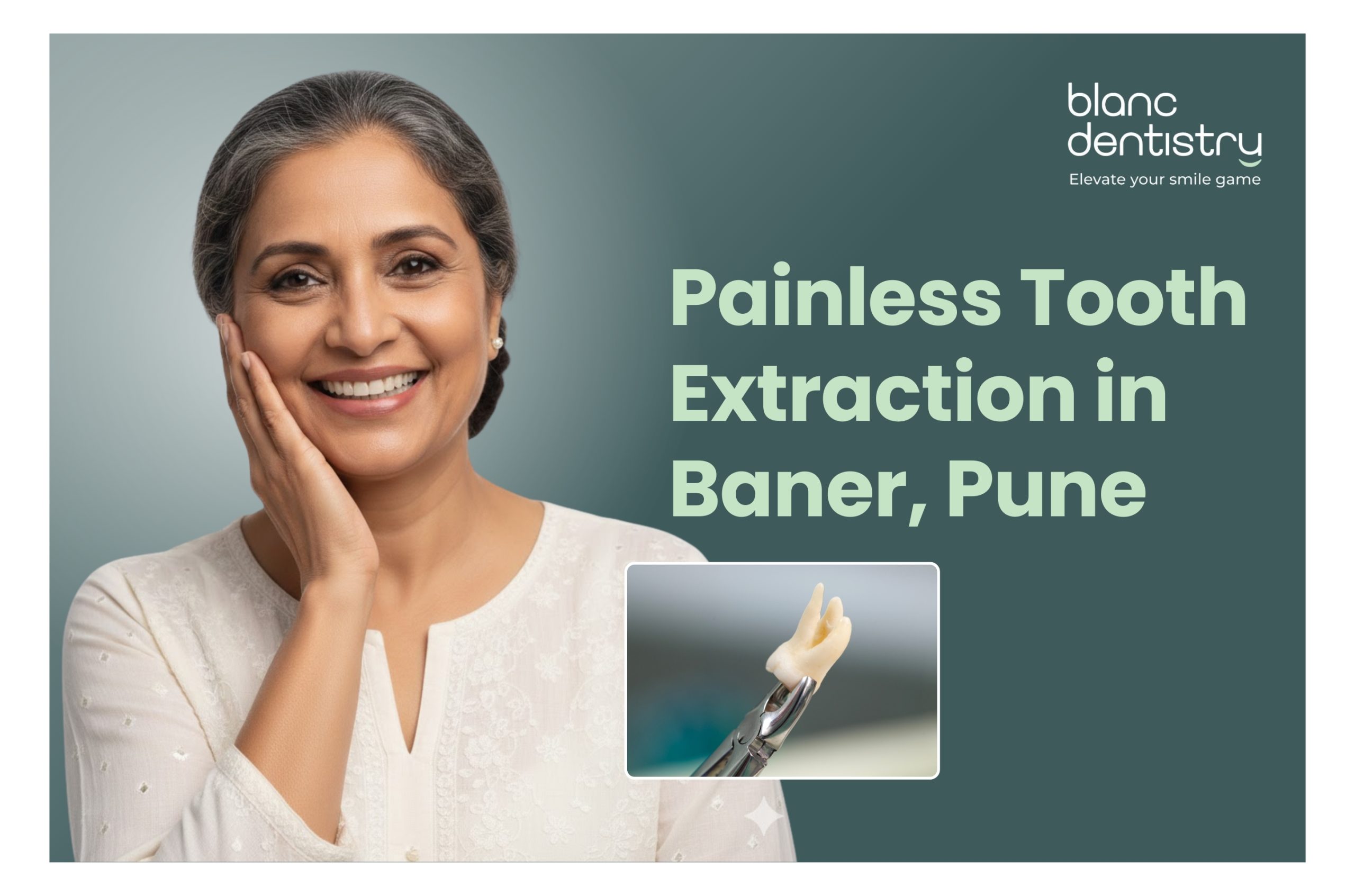 Painless tooth extraction in Baner
