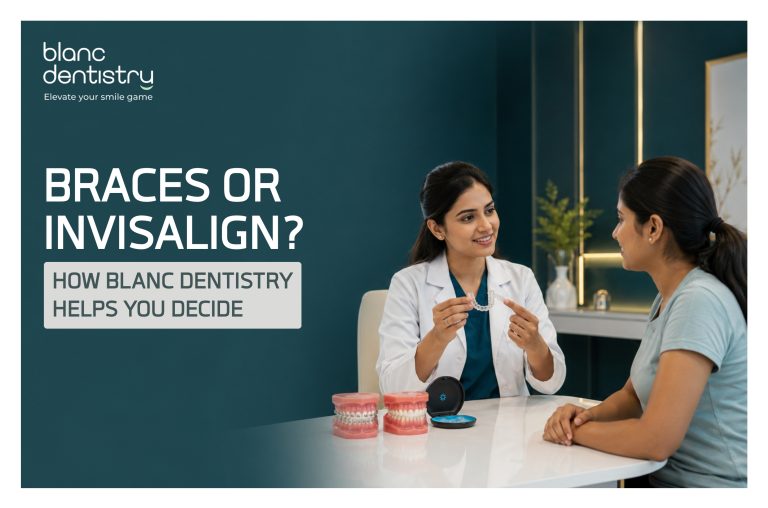braces and Invisalign