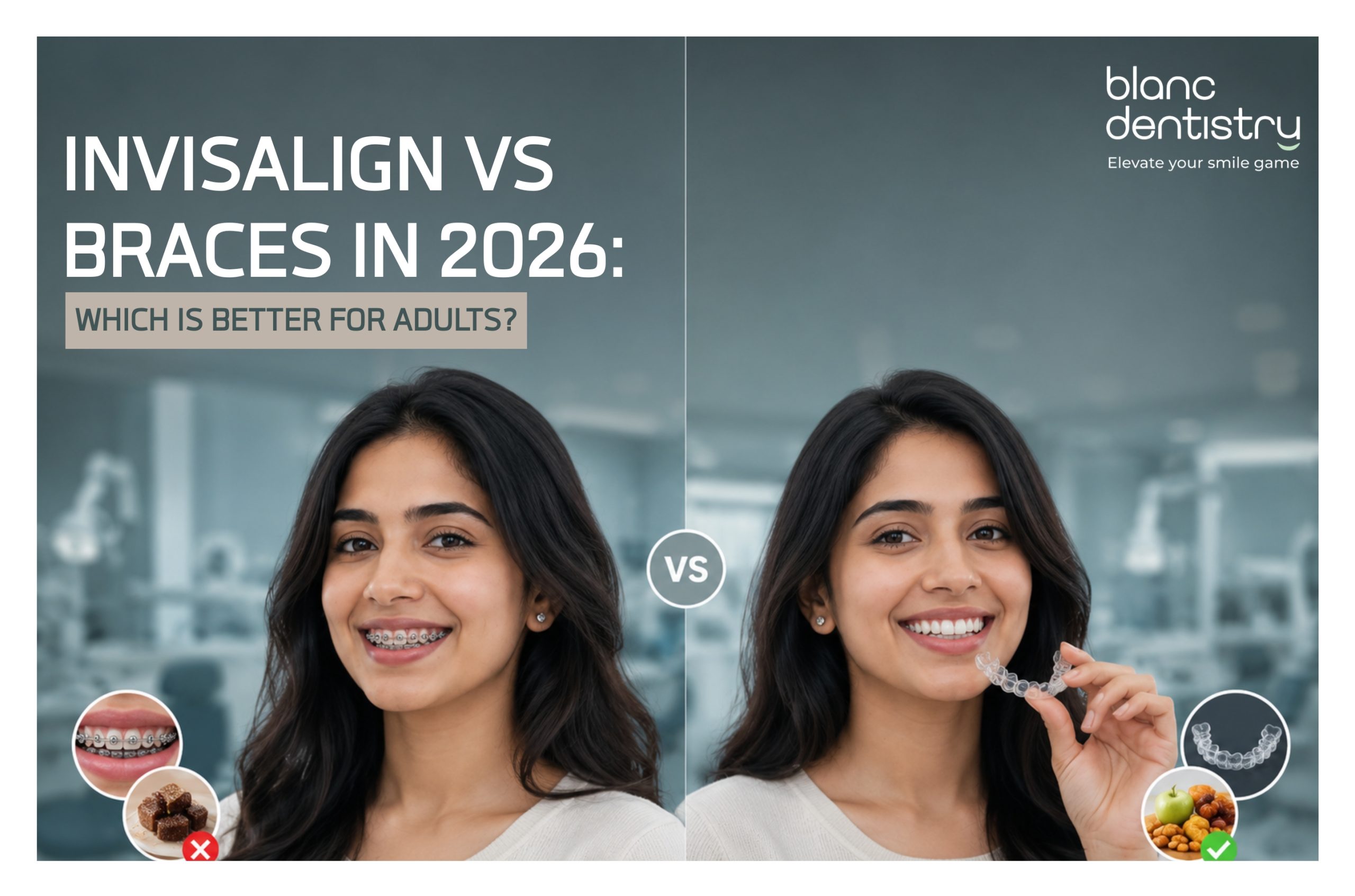 Invisalign vs Braces for Adults